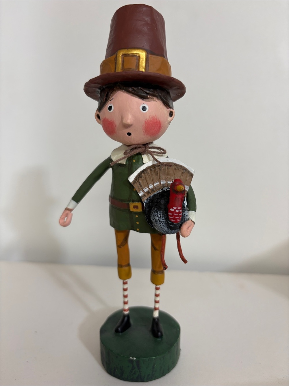 Palmer Pilgrim figurine by Lori Mitchell Harvest Collection. #13325